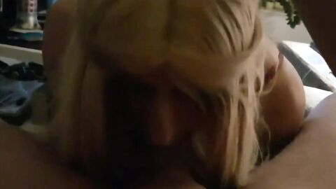 Sissy Amateur Takes on Big Cock