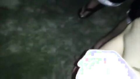 HandJob Fun Outside: Amateur Man Cums Hard!