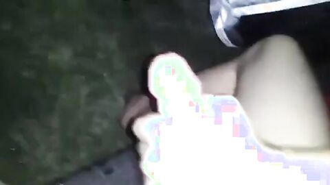 HandJob Fun Outside: Amateur Man Cums Hard!