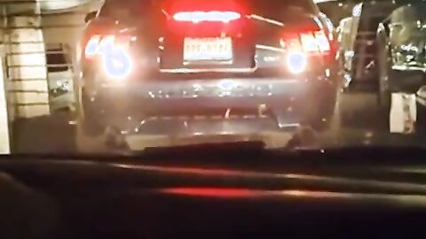 Big-Cocked Man Strokes in Car While Watching Porn