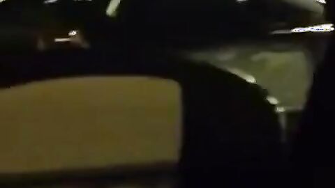 Big-Cocked Man Strokes in Car While Watching Porn