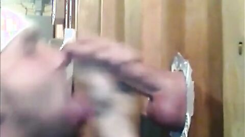 Amateur Glory Hole Blowjob with Big Cock Cumshots