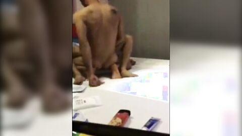 Older Japanese Gay Man Barebacks Twink
