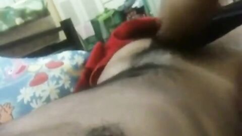 Twink gets a handjob from his Asian friend.