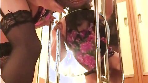 Asian Crossdressing Couple Has Fun