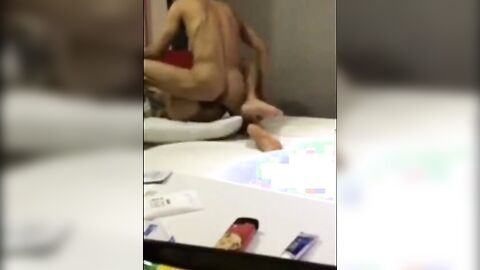 Older Japanese Gay Man Barebacks Twink