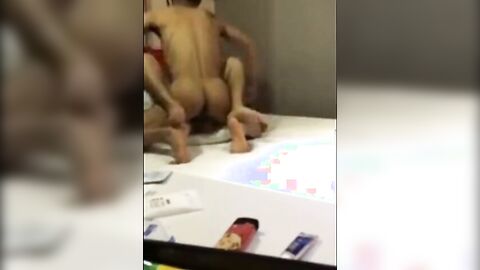 Older Japanese Gay Man Barebacks Twink