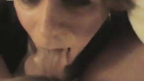 Crossdresser Gets a Mouthful of Cum