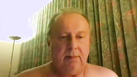 Grandpa Strokes on Webcam