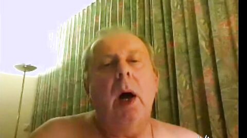 Grandpa Strokes on Webcam