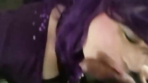 Sissy Deep Throat - Amateur Crossdresser Blowjob