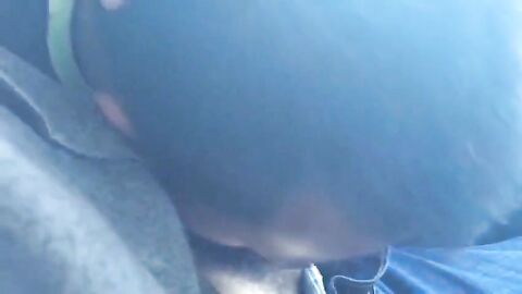 Twink Sucks Big Cock in a Car