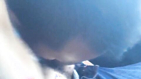 Twink Sucks Big Cock in a Car