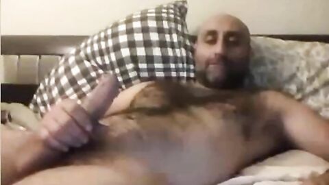 Big-Cock Daddy Loves to Stroke His Huge Meat