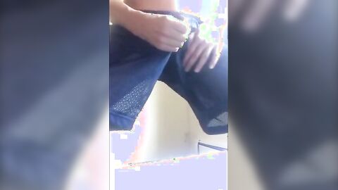 Amateur Guy Masturbates in Pants