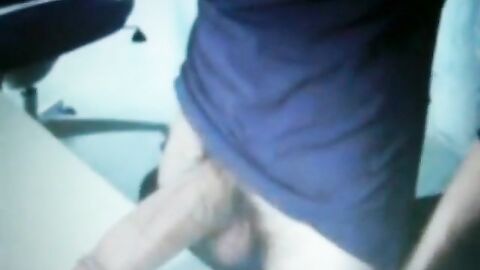 Huge Thick Cock Showcased by Amateur