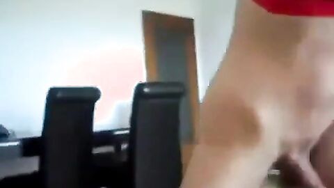 Crossdresser Masturbating Solo