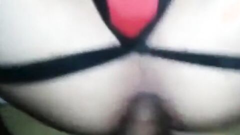 Amateur Interracial Bareback with Big Cock