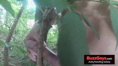 Outdoor Masturbation in Cornfield & Woods