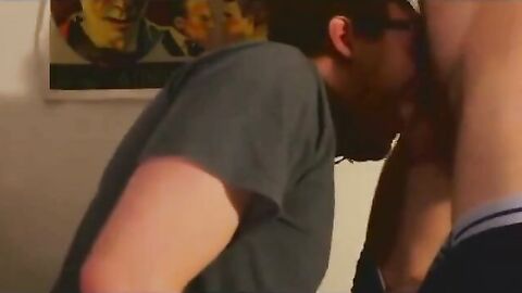 Big Cock Blowjob and Facial for My Buddy