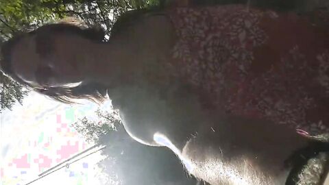 Crossdresser's Outdoor Adventure