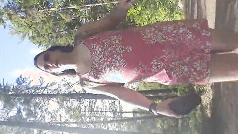 Crossdresser's Outdoor Adventure