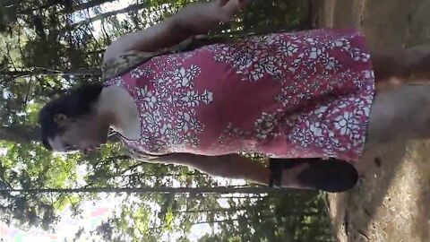 Crossdresser's Outdoor Adventure