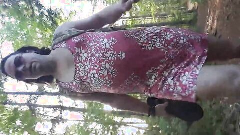 Crossdresser's Outdoor Adventure