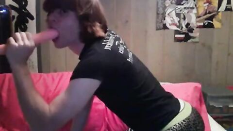 Training My Emo Hole for Real Cocks