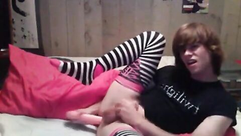 Training My Emo Hole for Real Cocks