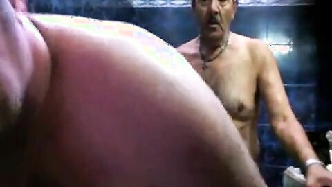 Sweaty Sauna Fun with Amateur Daddies