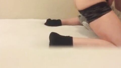 Twink's Cum Explosion from Pillow Humping