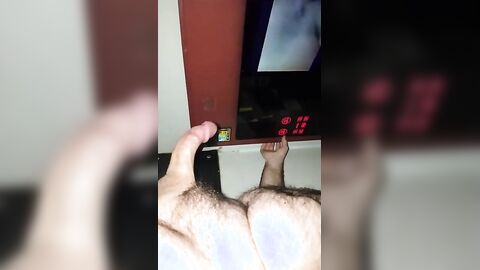 Big Cum Shot in a Sex Shop Booth: Rope's Solo Adventure