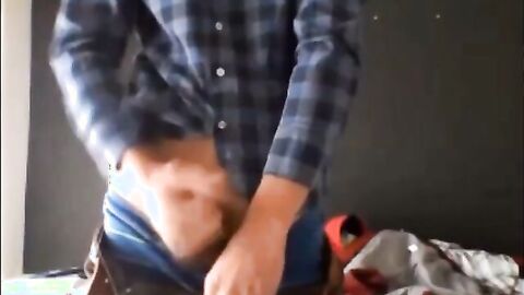 Big-Cock Webcam Man: Super Hot Amateur Solo Show