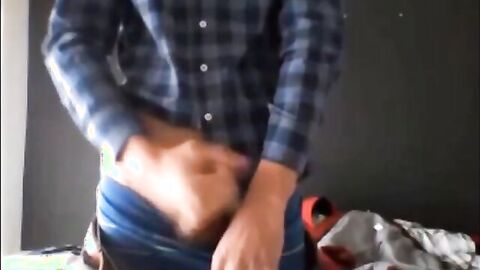Big-Cock Webcam Man: Super Hot Amateur Solo Show