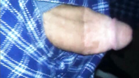 Hunk's Huge Cock Slithers Out of Pajamas - Amateur Twink Surprise!