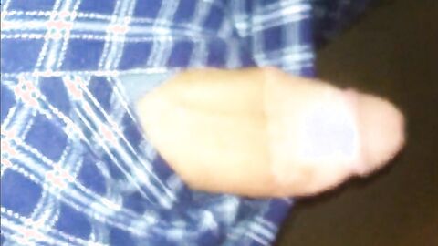 Hunk's Huge Cock Slithers Out of Pajamas - Amateur Twink Surprise!