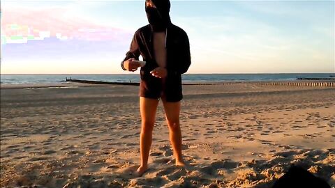 Nude Beach Twink Exposed Outdoors