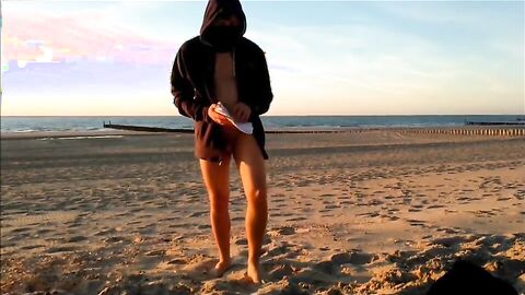 Nude Beach Twink Exposed Outdoors