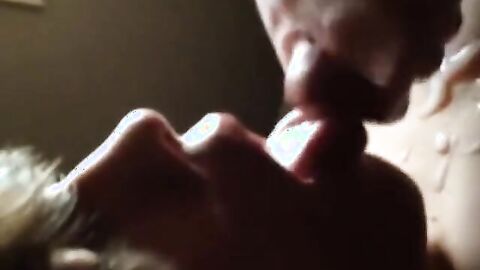 Twink Blowjob and Facial with Big Cock