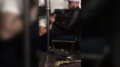 Subway Suckers: Outdoor Amateur Blowjob