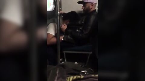 Subway Suckers: Outdoor Amateur Blowjob