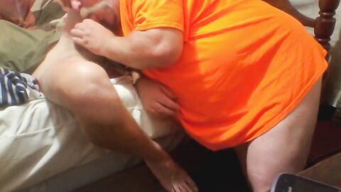Stranger Servicing: Bear's Blowjob Adventure
