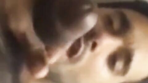 Indian Amateur Sucks a Big Black Cock