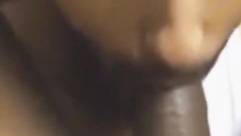 Indian Amateur Sucks a Big Black Cock
