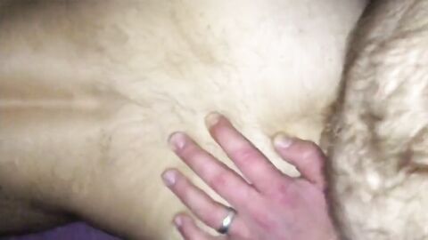 Papa Bear Barebacks his Young Cub Hard
