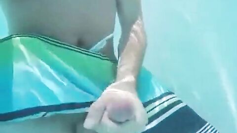 Public Pool Masturbation Caught on Tape