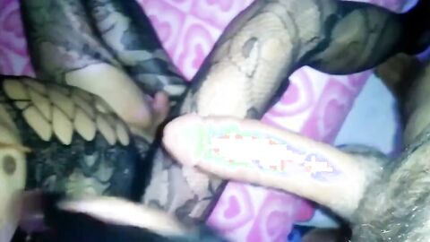 Big-Cock Bear Bangs Crossdresser Burak with Sex Toy