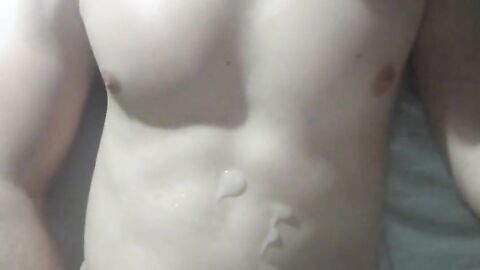 Twink in Speedos Strokes and Wanks on Webcam