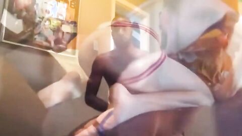 Interracial Bareback with a Hung Jock